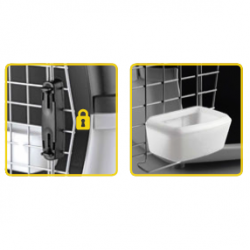 Κλουβί μεταφοράς GULLIVER 2 Deluxe IATA 55x36x35cm Bάρους 6-10kg